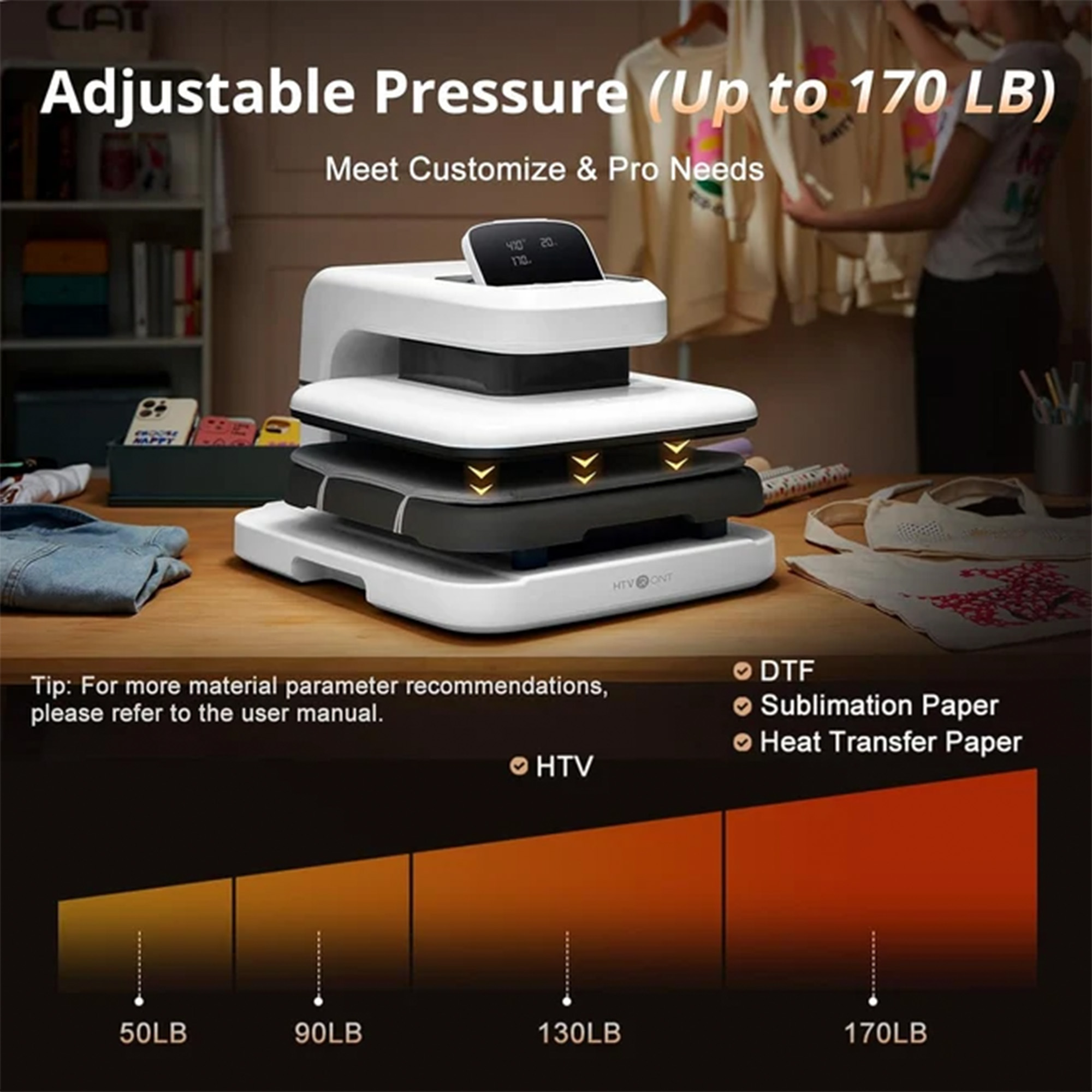 automatic-heat-press-materials-pressure