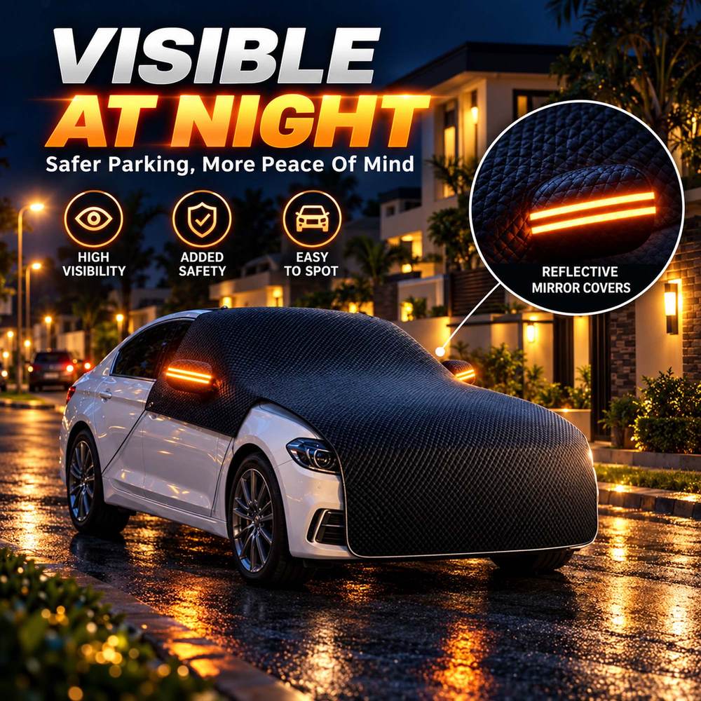 half-car-cover-visible-at-night