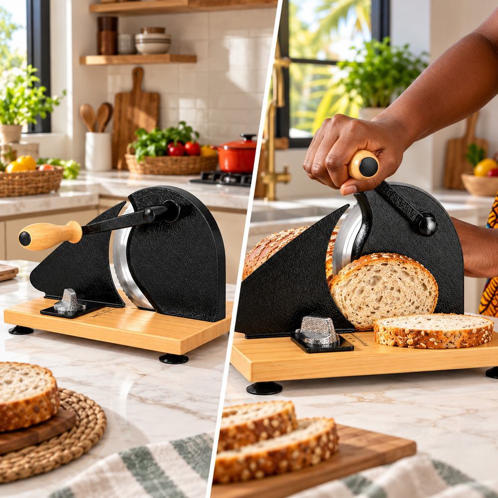 manual-bread-slicer-guiding-the-blade