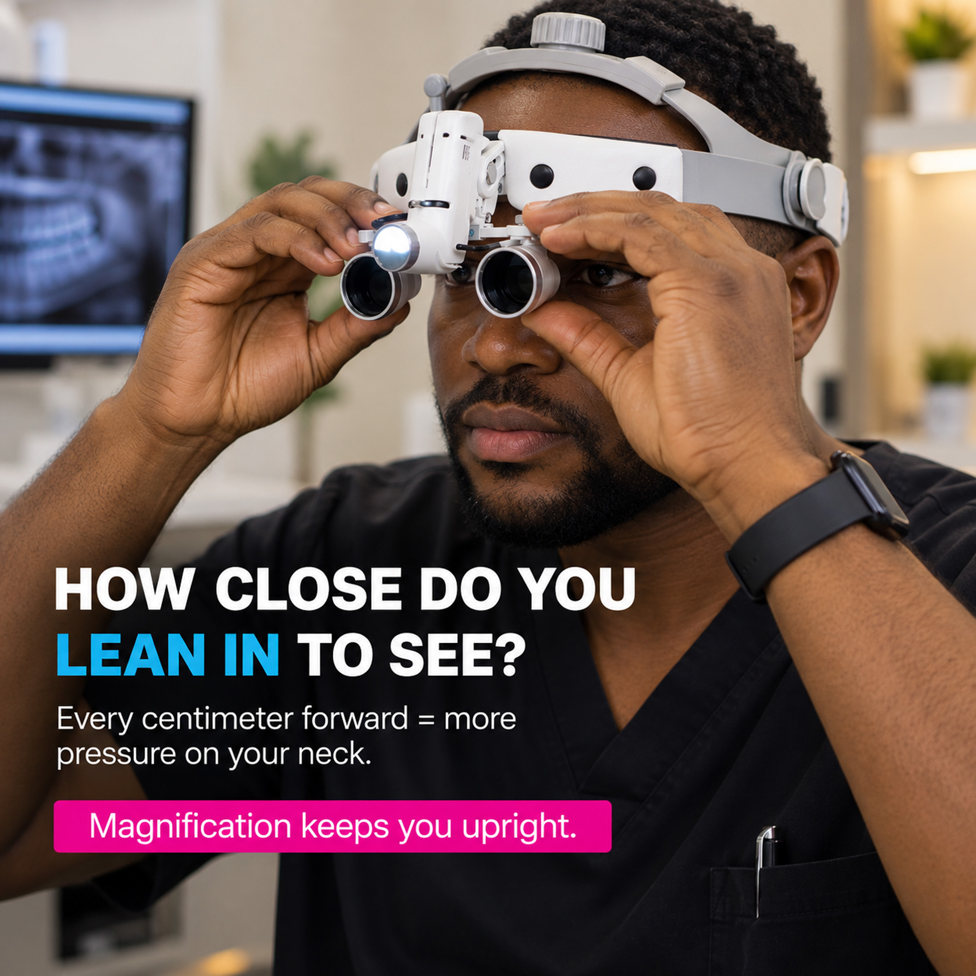 surgical-loupes-headlight-upright-posture
