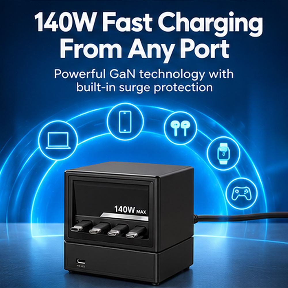 nexus-charging-station-gan-surge-protection